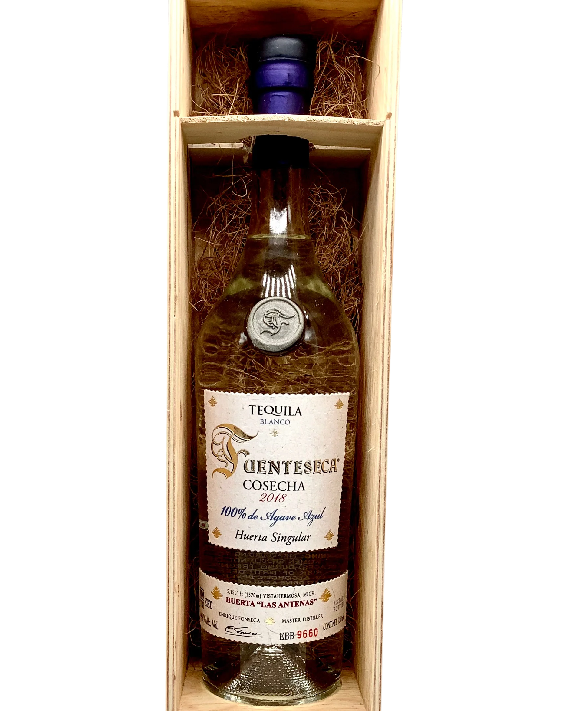 Fuenteseca, Tequila Blanco, Cosecha "Huerta Singular Las Antenas" Mexico 2018